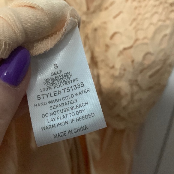 Blue B Collection Nude Lace Bralette Camisole Top US Size Small - Picture 7 of 7